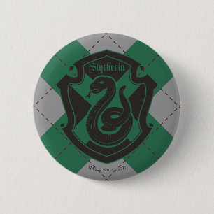 Harry Potter   Slytherin House Pride Vapensköld Knapp