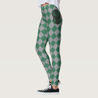 Harry Potter | Slytherin House Pride Vapensköld Leggings