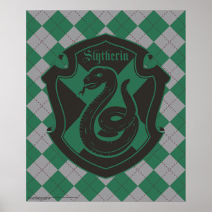 Harry Potter   Slytherin House Pride Vapensköld Poster