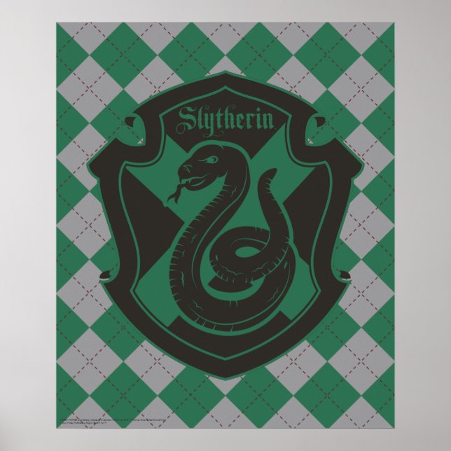 Harry Potter | Slytherin House Pride Vapensköld Poster (Framsidan)