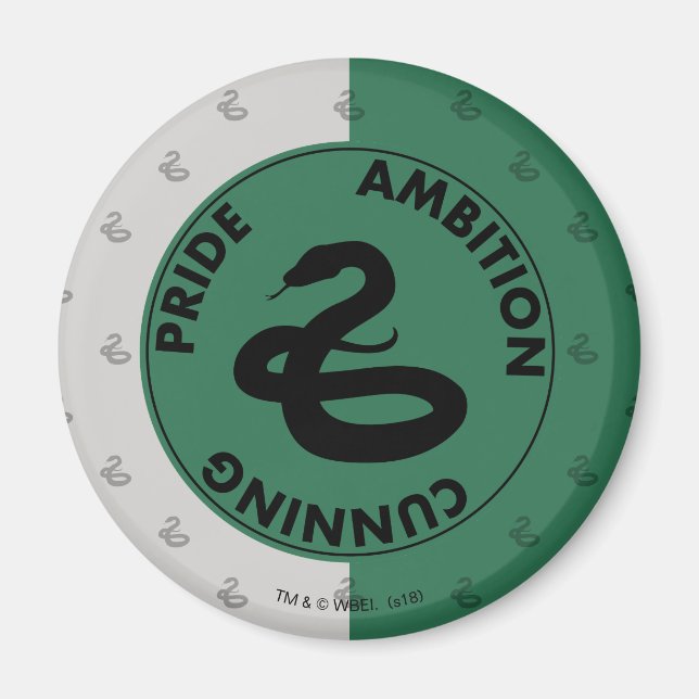 Harry Potter | SLYTHERIN™ House Traits Graphic Magnet (Framsidan)