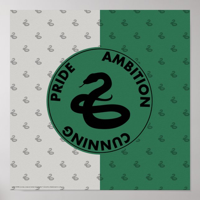 Harry Potter | SLYTHERIN™ House Traits Graphic Poster (Framsidan)