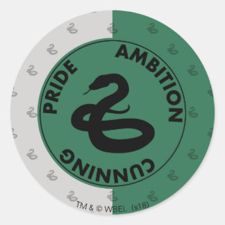 Harry Potter | SLYTHERIN™ House Traits Graphic Runt Klistermärke