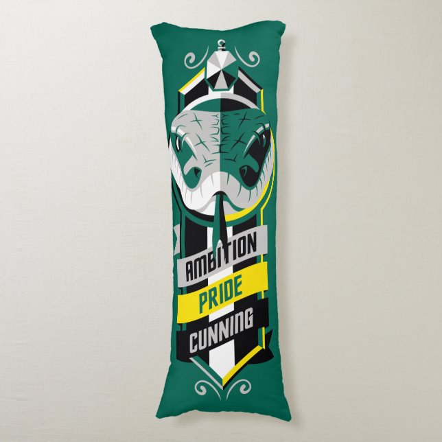 Harry Potter | SLYTHERIN™ House Traits Sigil Kroppskudde (Framsidan Vertikal)