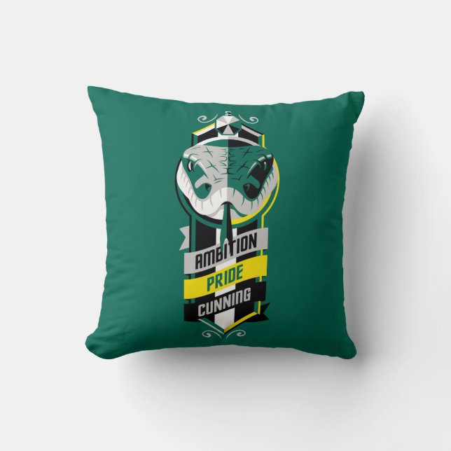 Harry Potter | SLYTHERIN™ House Traits Sigil Kudde (Framsida)