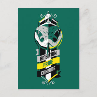 Harry Potter | SLYTHERIN™ Hus Egenskaper Sigill Vykort