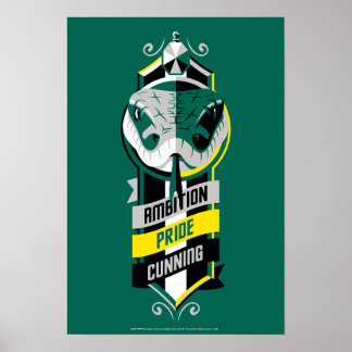 Harry Potter | SLYTHERIN™ husdrag Sigil Poster