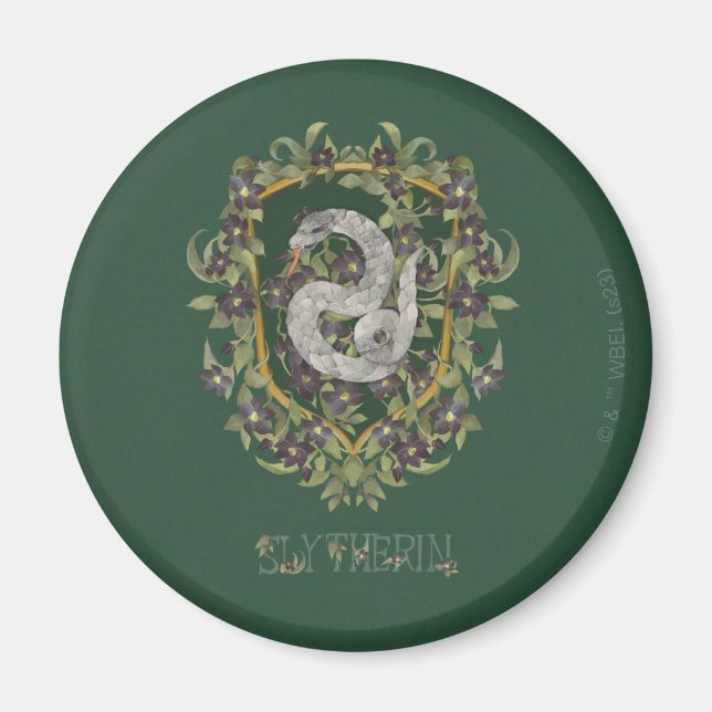 HARRY POTTER™ | SLYTHERIN™-märke Magnet (Framsidan)