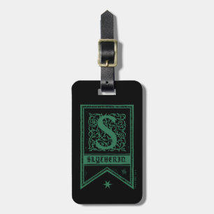 Harry Potter   Slytherin Monogram Banner Bagagebricka
