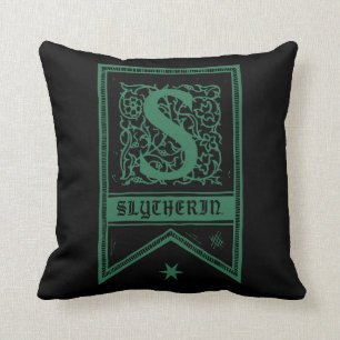 Harry Potter   Slytherin Monogram Banner Kudde