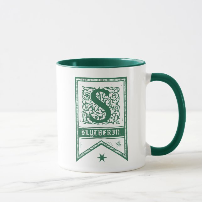 Harry Potter | Slytherin Monogram Banner Mugg (Höger)