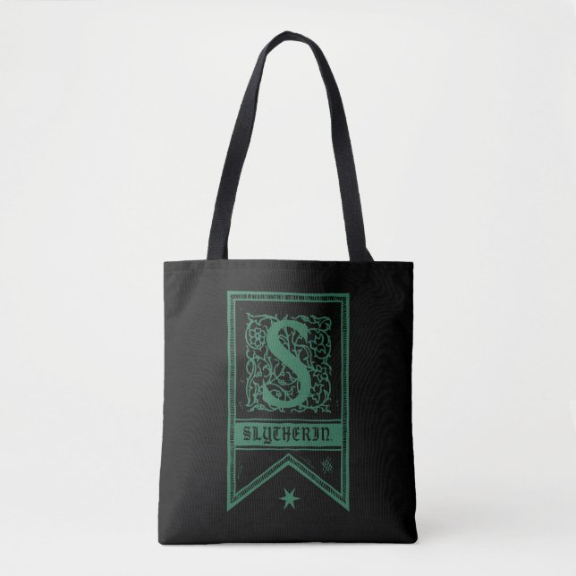 Harry Potter | Slytherin Monogrambaner Tygkasse (Framsida)