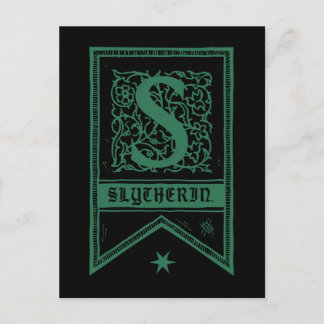Harry Potter | Slytherin Monogrambaner Vykort