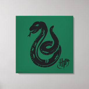 Harry Potter   Slytherin-orm-ikon Canvastryck