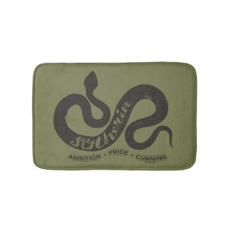 Harry Potter | SLYTHERIN™ Silhouette Typografi Badrumsmatta