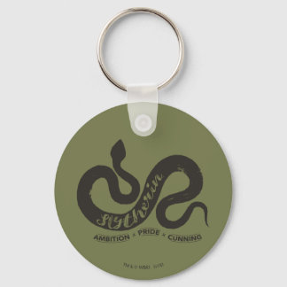 Harry Potter | SLYTHERIN™ Silhouette Typografi Nyckelring