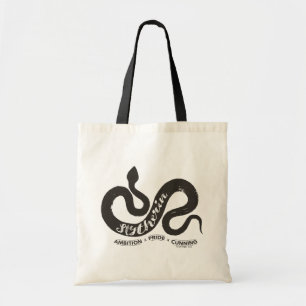 Harry Potter SLYTHERIN™ Silhouette Typografi Tygkasse