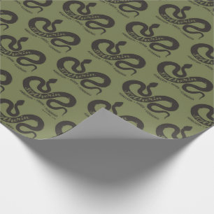 Harry Potter SLYTHERIN™ Silhuett Typografi Presentpapper