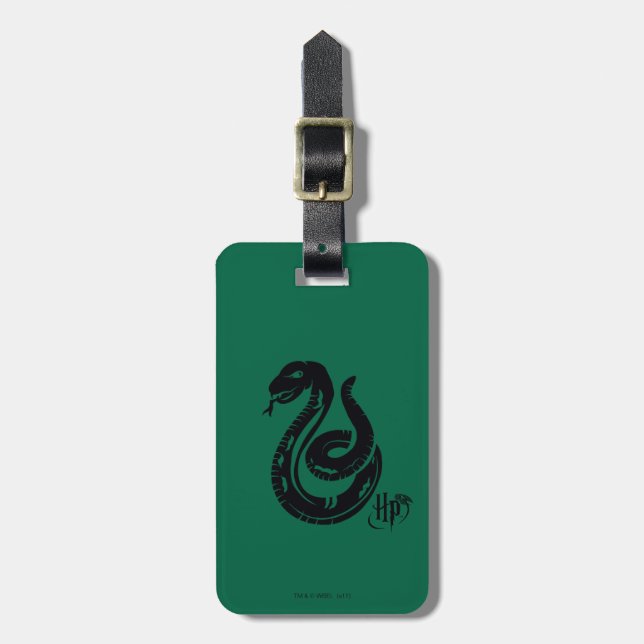 Harry Potter | Slytherin Snake Icon Bagagebricka (Vertikal Framsida)