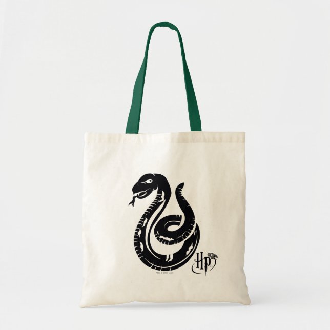 Harry Potter | Slytherin Snake Icon Tygkasse (Framsidan)