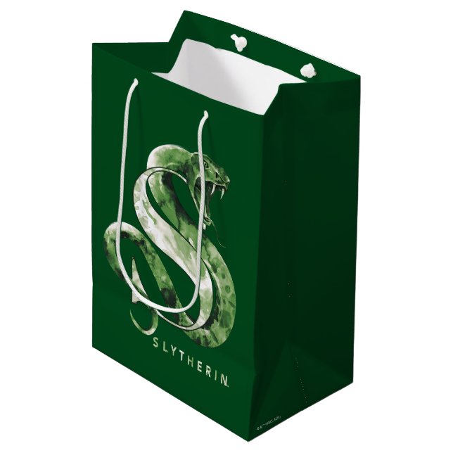 Harry Potter | SLYTHERIN™ Snake Watercolor (Framsidan Vinklad)