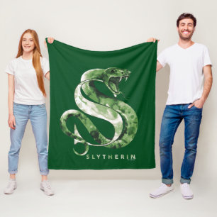Harry Potter   SLYTHERIN™ Snake Watercolor Fleecefilt