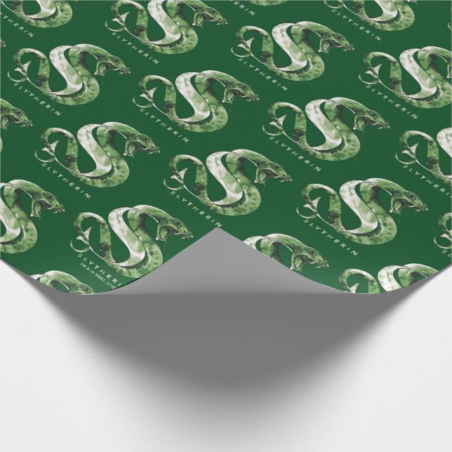Harry Potter | SLYTHERIN™ Snake Watercolor Presentpapper (Hörn)