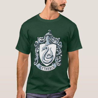 Harry Potter | Slytherin-vapen - Isblå T Shirt
