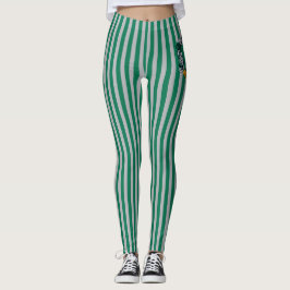 Harry Potter | Slytherin-vapen med guldbanner Leggings