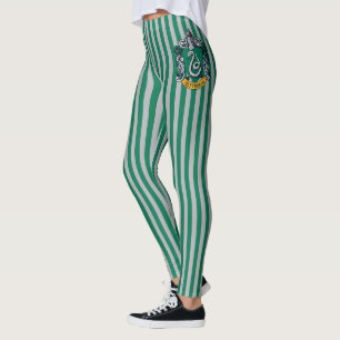 Harry Potter Slytherin-vapen med guldbanner Leggings