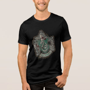 Harry Potter Slytherin-vapen - Vintage T-shirt I Triblend-tyg