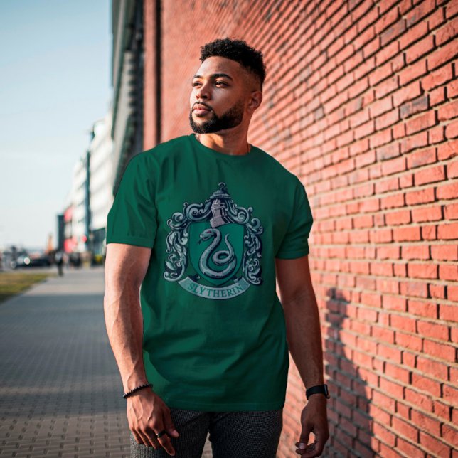 Harry Potter | Slytherin Vapenmärke Grön Tee Shirt (Skapare uppladdad)