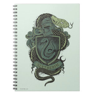 Harry Potter Slytherin Vapensköld Anteckningsbok Med Spiral