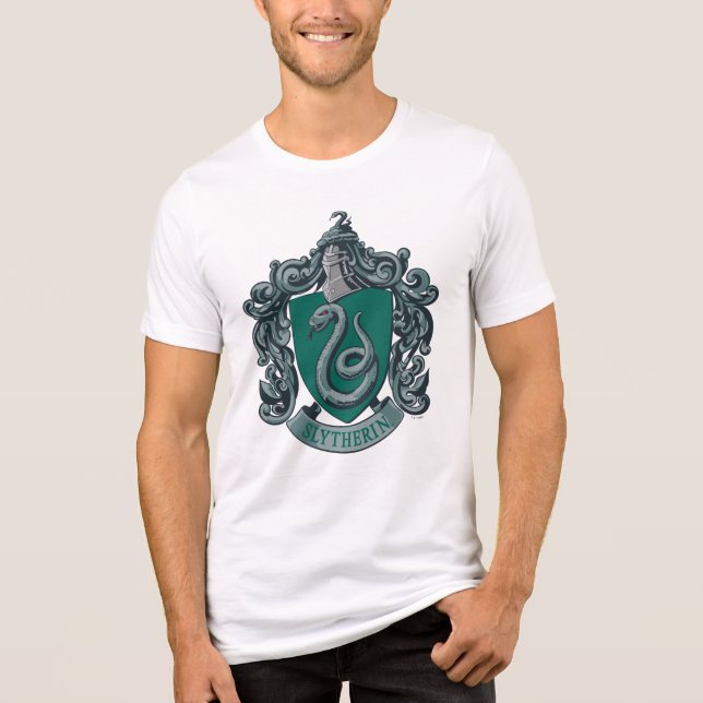 Harry Potter | Slytherin vapensköld Grön T Shirt (Framsida)