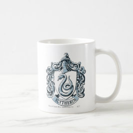 Harry Potter | Slytherin vapensköld - isblått Kaffemugg