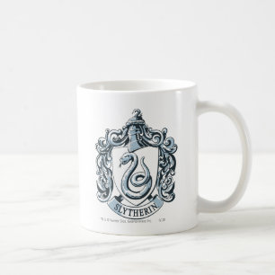 Harry Potter   Slytherin vapensköld - isblått Kaffemugg