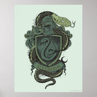 Harry Potter | Slytherin vapensköld Poster