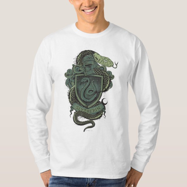 Harry Potter | Slytherin vapensköld Tee (Framsida)