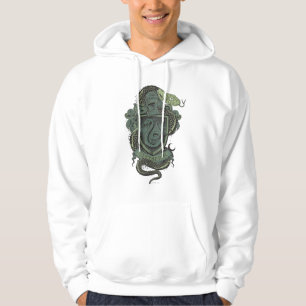 Harry Potter Slytherin vapensköld Tröja Med Luva