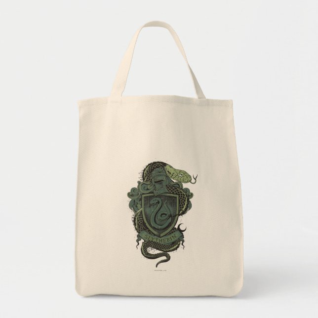 Harry Potter  | Slytherin vapensköld Tygkasse (Framsidan)