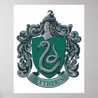 Harry Potter | Slytherin vapensköldgrönt Poster