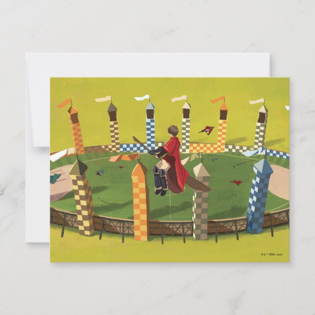 HARRY POTTER™ Söker efter Golden Snitch Anteckningskort (Framsida)