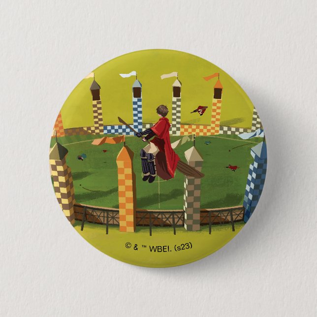 HARRY POTTER™ Söker efter Golden Snitch Knapp (Framsida)