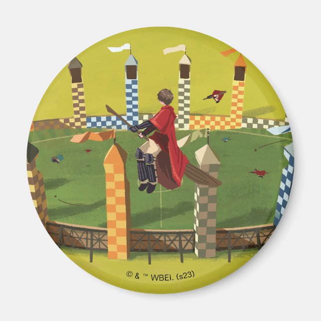 HARRY POTTER™ Söker efter Golden Snitch Magnet (Framsidan)