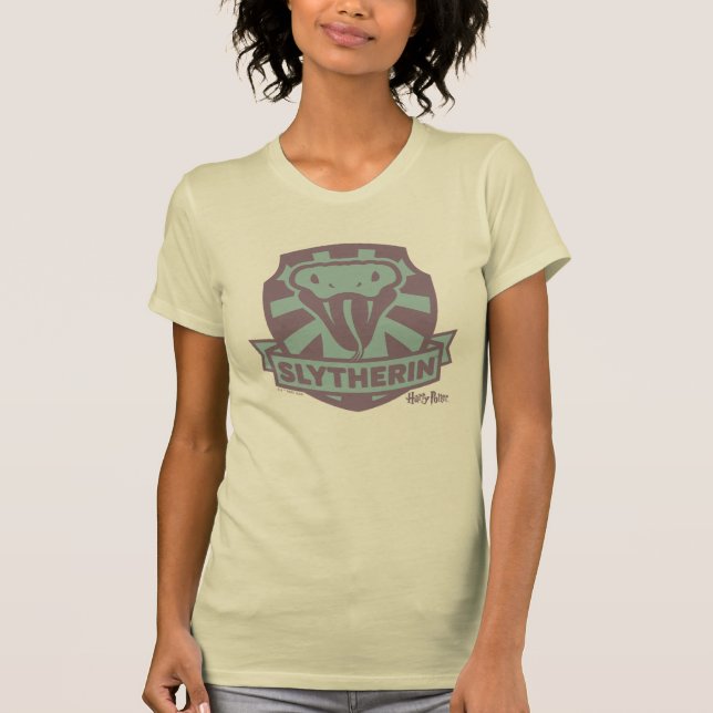 HARRY POTTER™ | Sommarmagi SLYTHERIN™-Vapensköld T Shirt (Framsida)
