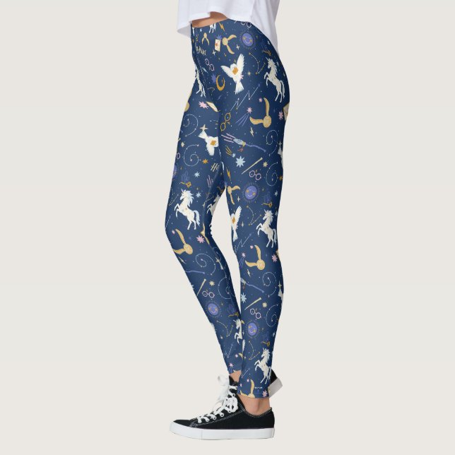 HARRY POTTER™ Sommarsolståndsikonmönster Leggings (Vänster)