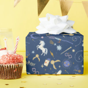 HARRY POTTER™ Sommarsolståndsikonmönster Presentpapper