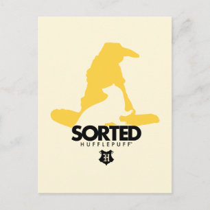 Harry Potter Sorterad i HUFFLEPUFF™ elevhem Vykort