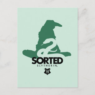 Harry Potter Sorterad i SLYTHERIN™ elevhem Vykort