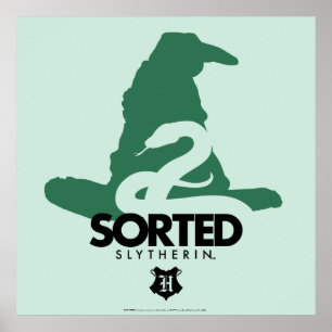 Harry Potter   Sorterad i SLYTHERIN™ House Poster